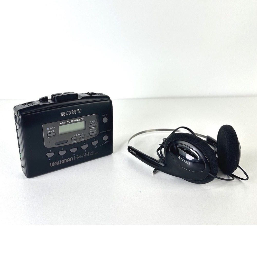 Sony Walkman WM-FX401 AM/FM Cassette Player & Headphones New Belt Reconditioned